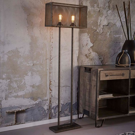 Golvlampa Squaregrid, 2 lampor