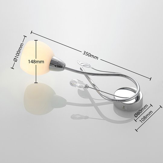Lindby Taraneh vägglampa, uppåtstrålande