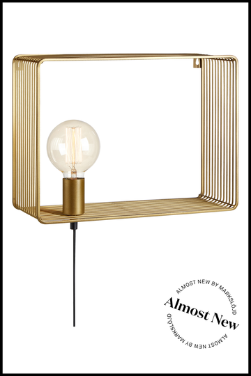 ALMOST NEW - SHELF WALL 1L GOLD