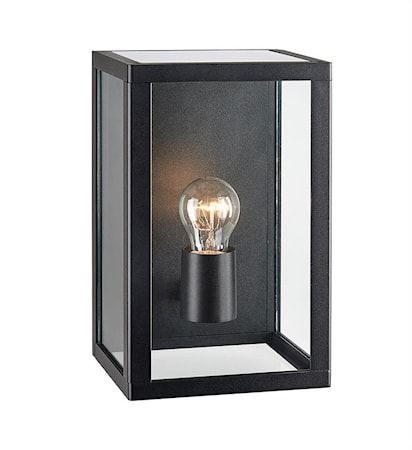 Pelham Vägglampa Svart/Klar