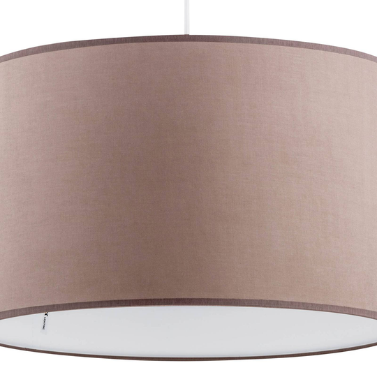 Hänglampa Rondo, cappuccino, Ø 50 cm