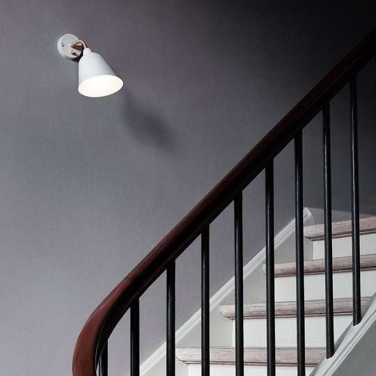 &Tradition Bellevue AJ9 vägglampa vit/mässing