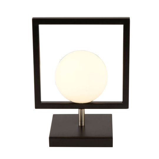 Bordslampa Rosewell med glaskula