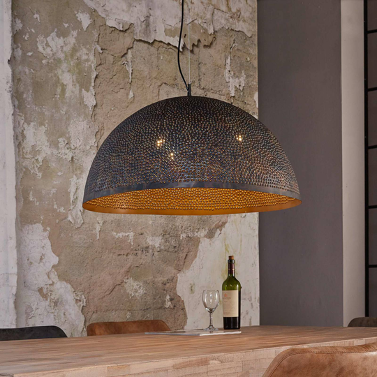 Pendellampa Punchray av metall, 1 lampa