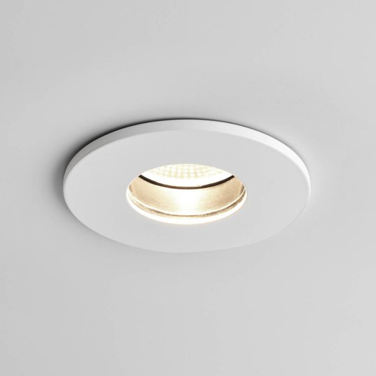Astro Obscura Round LED-inbyggnadslampa vit