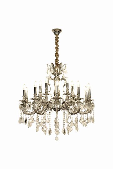 Allington kristallkrona 86cm (Förkromad/blank)