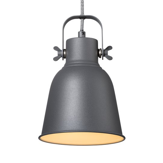 Pendellampa Adrian i svart, Ø 16 cm