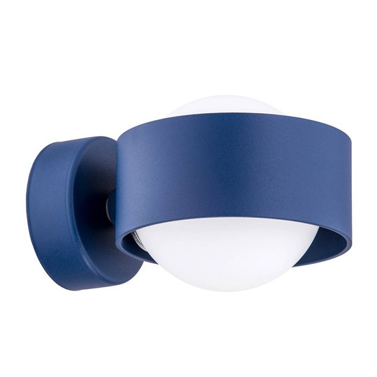LED-badrumsvägglampa Macedo, marinblå