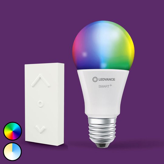 LEDVANCE SMART+ ZigBee E27 RGBW 10 W, Switch Mini