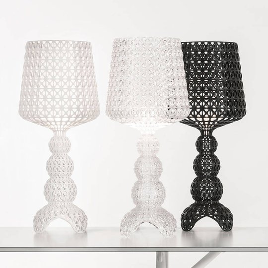 Kartell Mini Kabuki - LED-bordslampa, vit