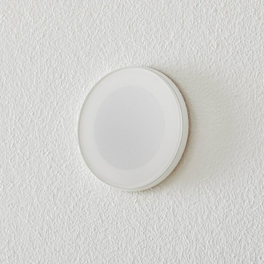 BEGA Accenta vägginbyggnad rund ring vit 160 lm