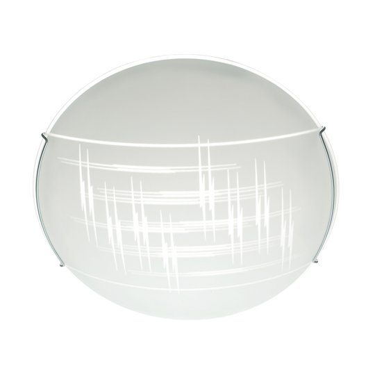 Taklampa Scratch av glas, Ø 40 cm