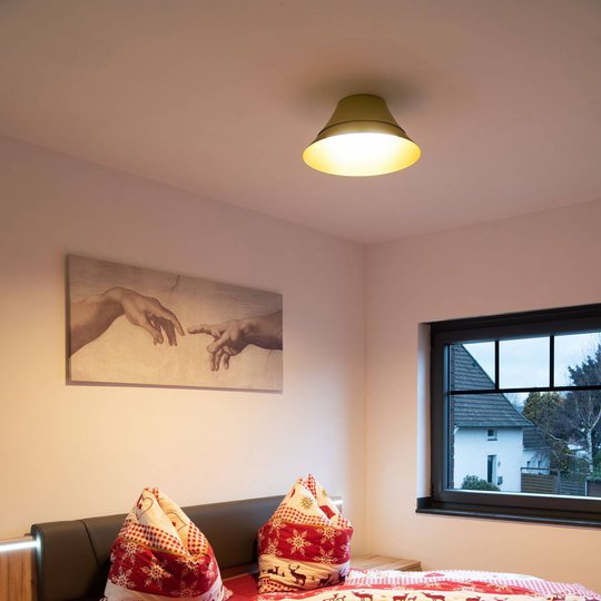 SLV Bato 45 LED-taklampa mässing borstad