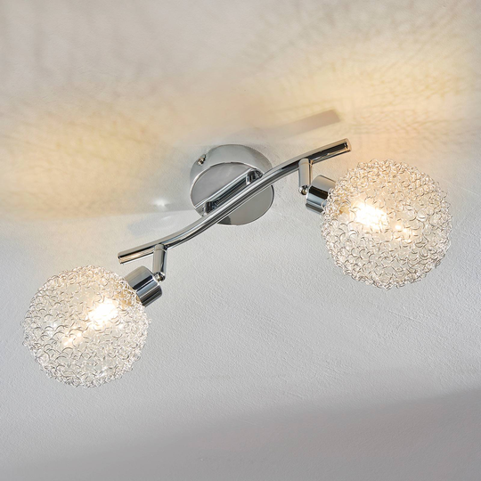 LED-taklampa Ticino med 2 ljuskällor