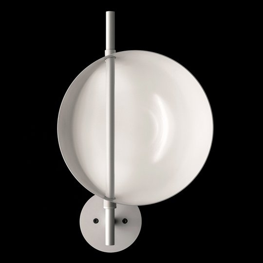Oluce Superlana - LED-designervägglampa, vit