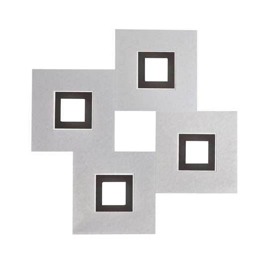 GROSSMANN Karree 4 lampor 50x50 aluminium svart