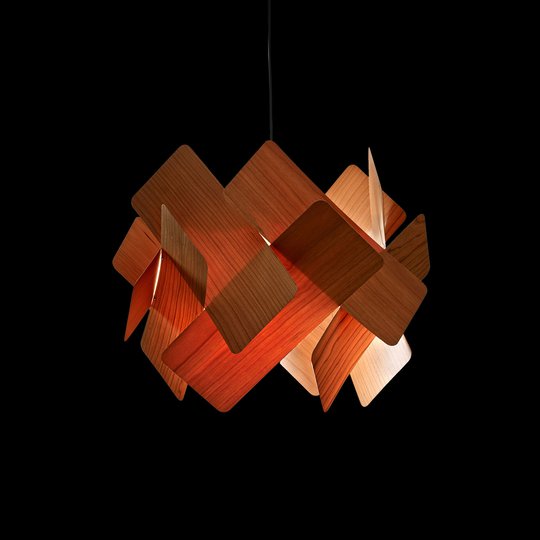 LZF Escape hänglampa, Ø 40 cm, körsbärsträd