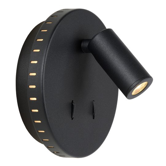 LED-vägglampa Bentjer 2 lampor svart