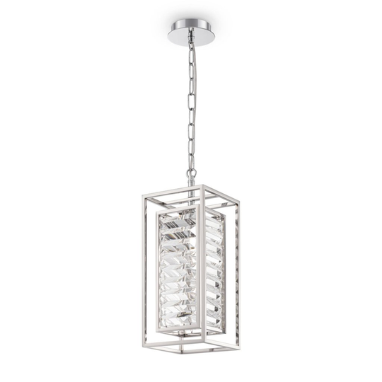 Tening kristall 25,5cm (Krom)