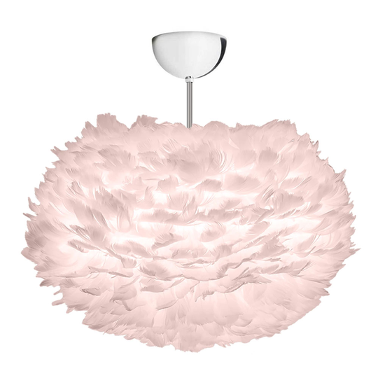 Eos plafond M (krom) (Rosa)