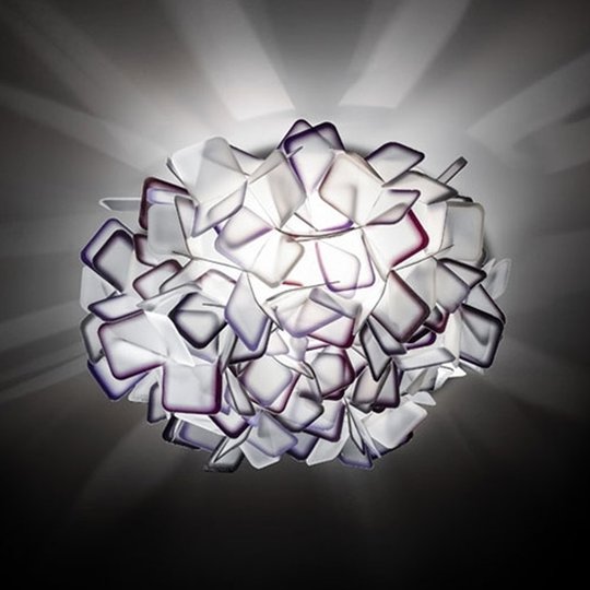 Himmelsk vägglampa Clizia, lila