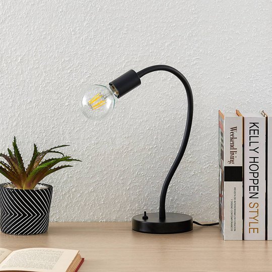 Lindby Aurina bordslampa, flexibel lamparm