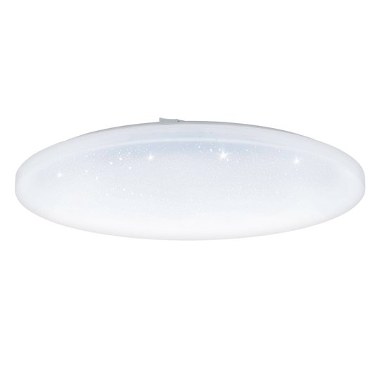 LED-taklampa Francia med kristalleffekt, rund