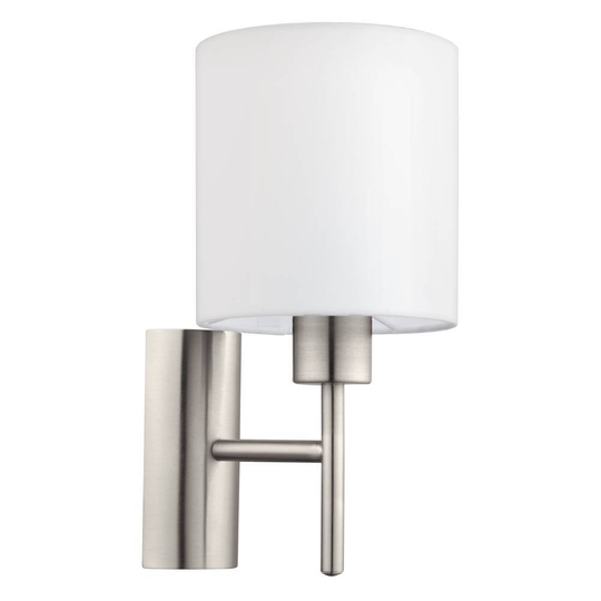 Pasteri vägglampa (Nickel)