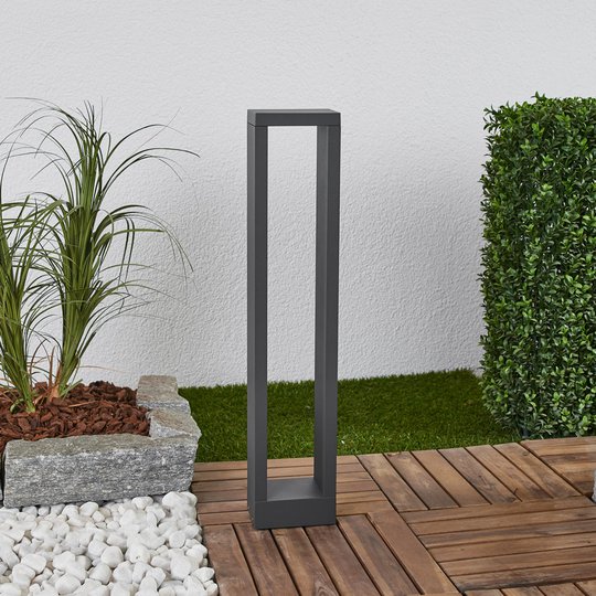 Grafitgrå LED-väglampa Jupp, 60 cm