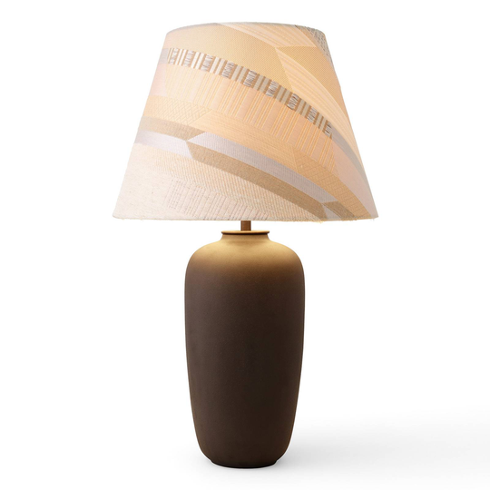 Menu Torso LED-bordslampa, brun/creme, 57 cm