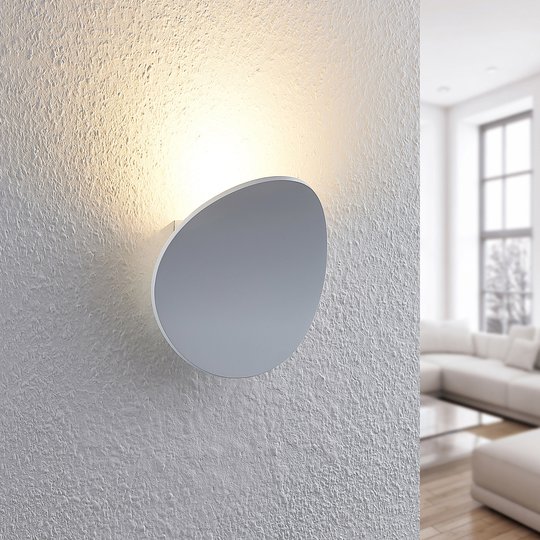 Arcchio Gemmara LED-vägglampa i aluminium, vit
