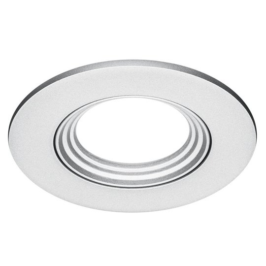 Rund monteringsram installationsöppning 68, silver