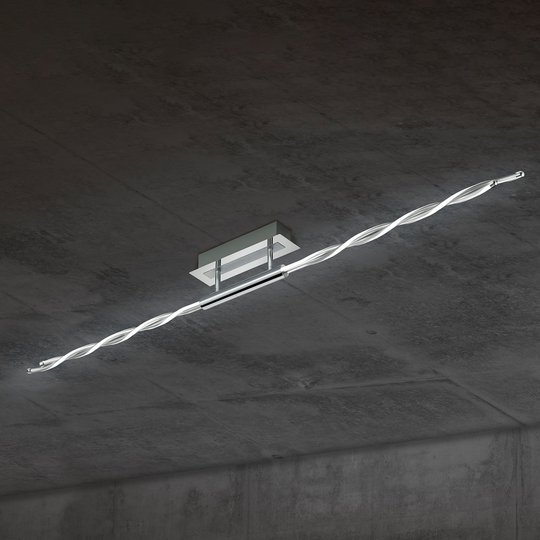 Intressant vriden LED-taklampa Portofino