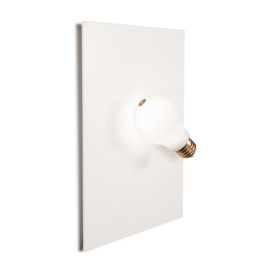 Slamp Idea LED-vägglampa, vit