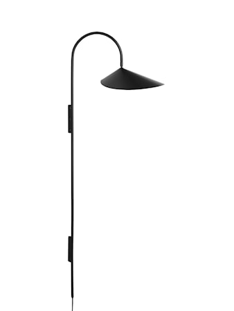 Arum Tall Vägglampa Svart