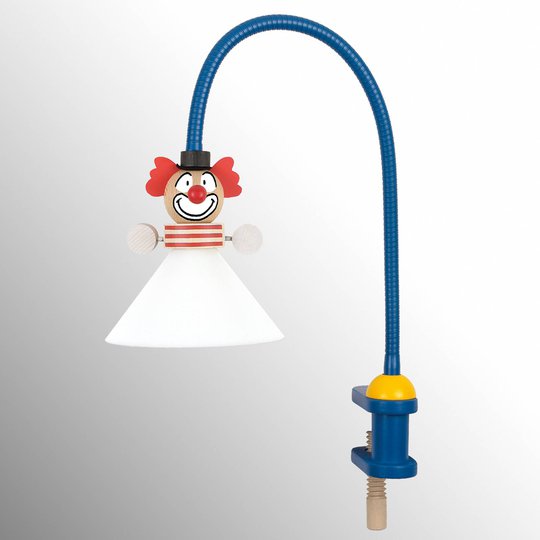 Rolig klämlampa CLOWN