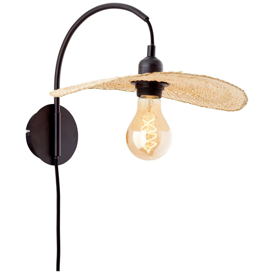 Jefter vägglampa (Svart)
