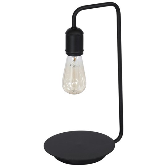 Bordslampa 8985 med öppet uttag, svart