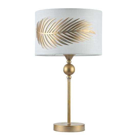 Farn bordslampa (Guld)