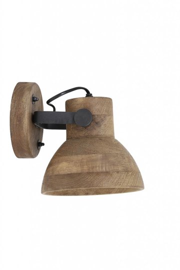 Iliano vägglampa (Trä)