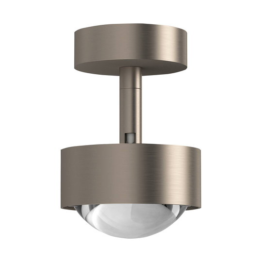 Puk Mini Turn LED-spot lins klar 1 lampa nickel