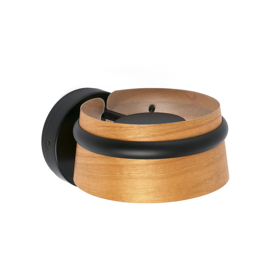 Loop LED vägglampa (Svart)
