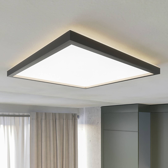 Prios Avira LED-taklampa, kvadratisk, 42 cm