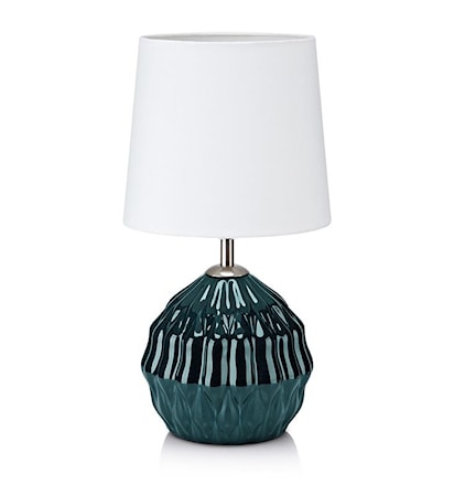 Lora Bordslampa Grön/Vit