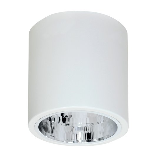 Takspotlight Downlight round i vitt, Ø 17 cm