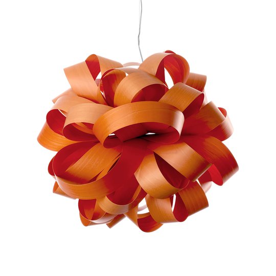 LZF Agatha Ball hänglampa, 84 x 80 cm, orange
