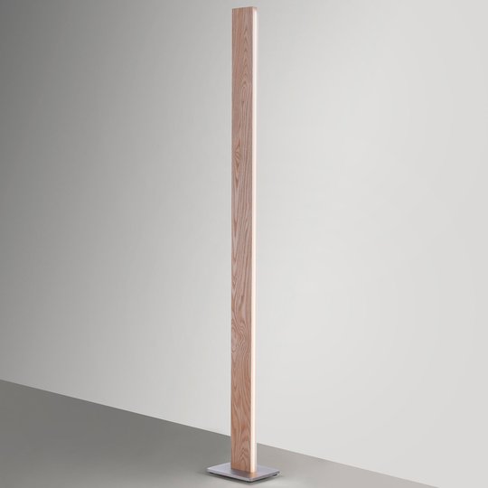 Paul Neuhaus Q-TIMBER LED-golvlampa med trä