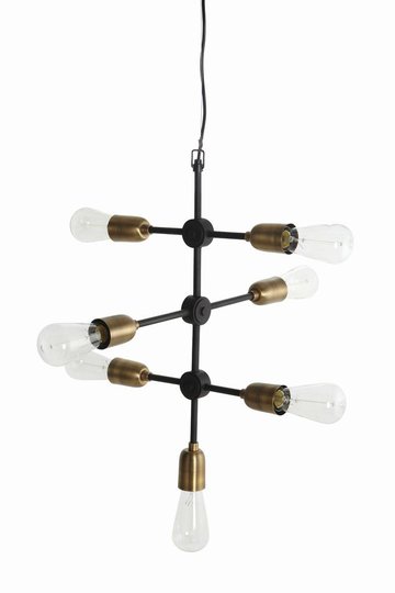 Molecular taklampa 58cm (Svart)