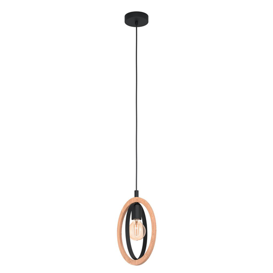 Basildon Taklampa 1L (Svart)