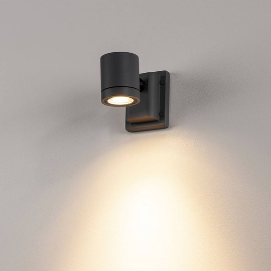 SLV Myra utomhusvägglampa 1 lampa, antracit